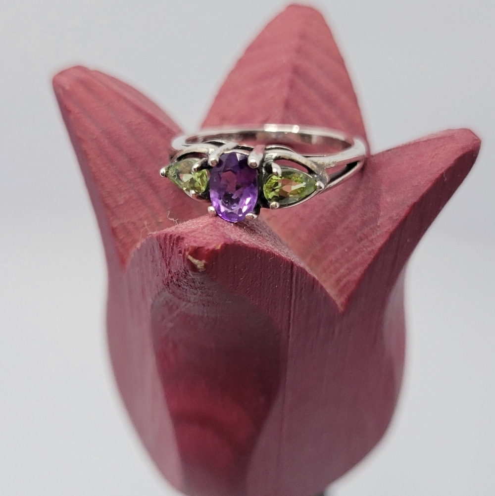 Sterling Silver Gemstone Ring